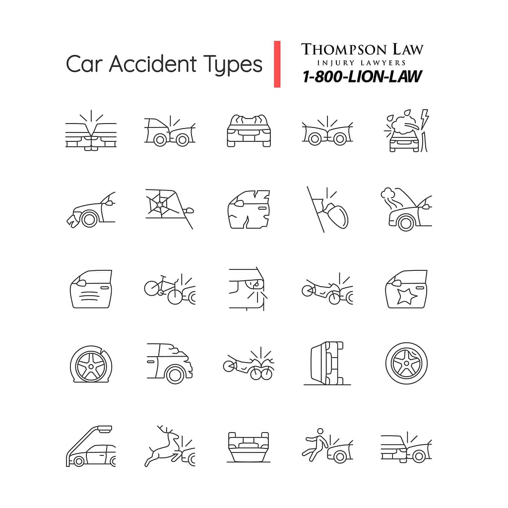 Types of Car Collisions from our McKinney accident lawyer