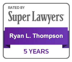 Rated by Super Lawyers - Ryan L. Thompson - 5 Years