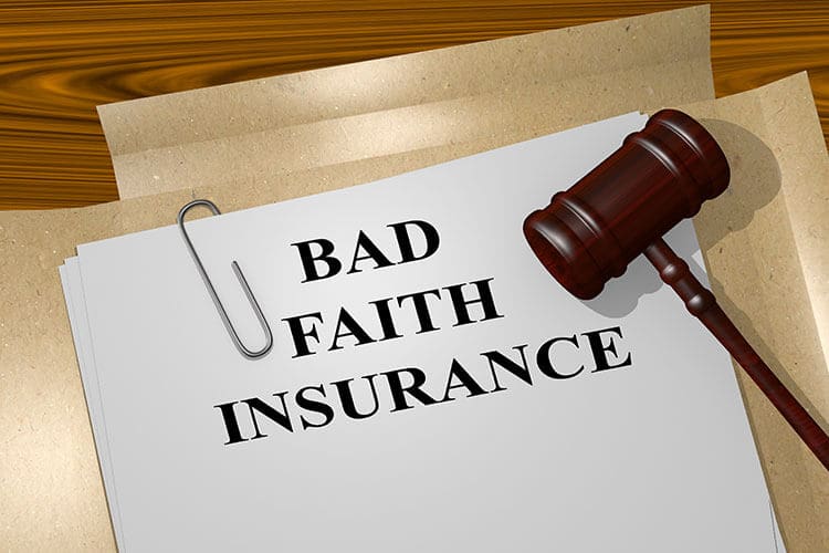 Personal injury lawyer for bad faith insurance claims