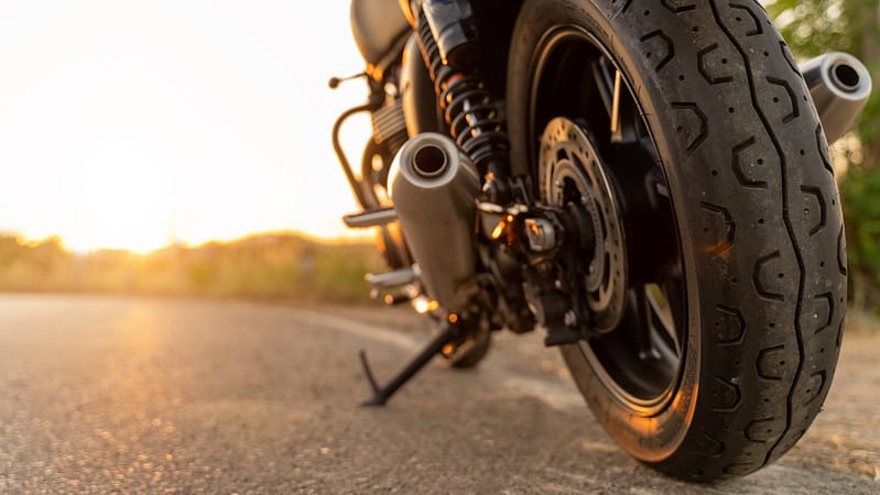 motorcycle in a sunny motorbike on the road riding.with sunset. Pasadena Motorcycle Accident Lawyer. Mission Motorcycle Accident Lawyers