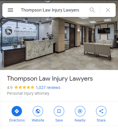Best Car Accident Lawyers - Thompson Law Reviews